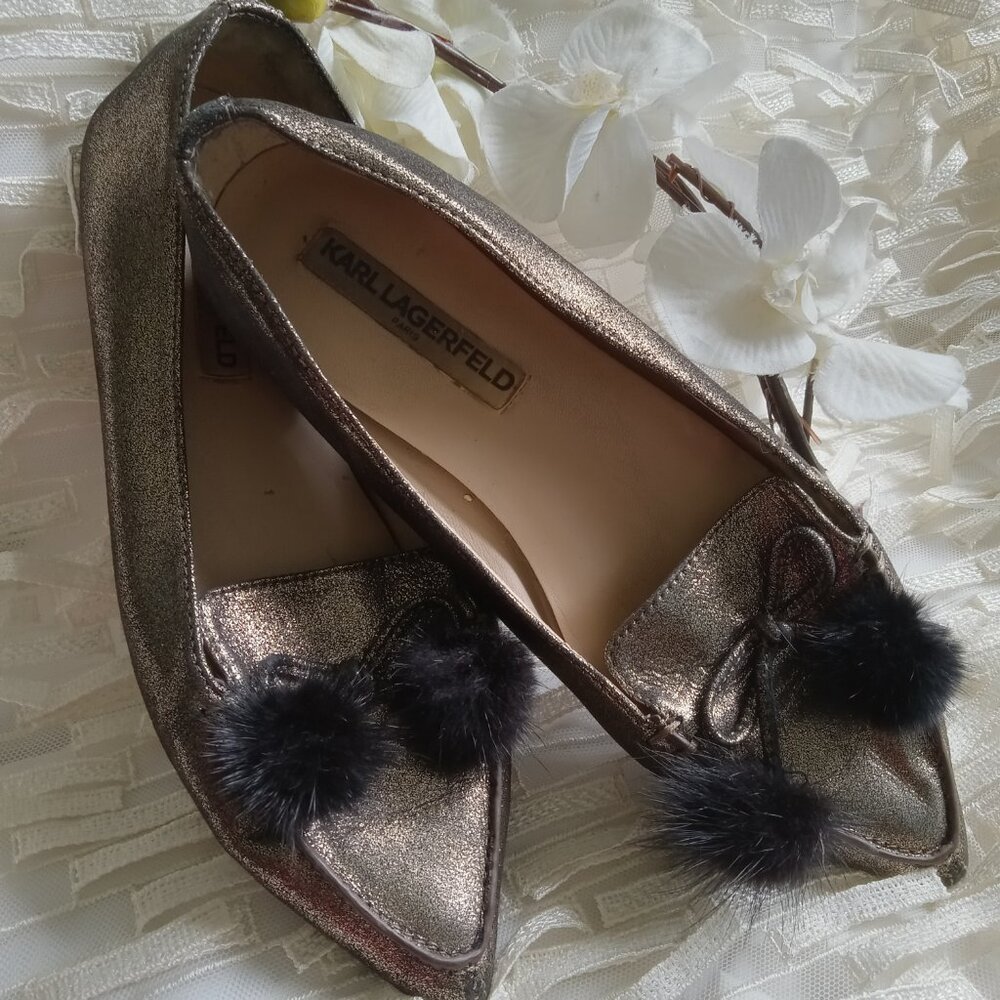 Karl Lagerfeld 'Dalli' Flats